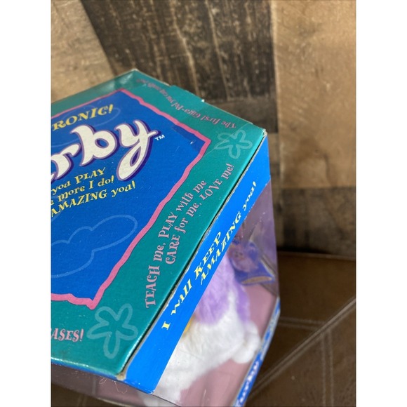 Furby Tiger Electric Special Limited Edition Pastel Purple Yellow Blue Eyes Vtg - Picture 9 of 16